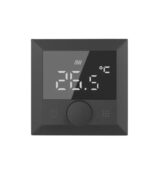 Termostato Digital WiFi Negro Asua