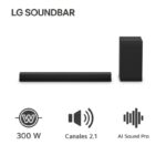Barra de Sonido LG S40T 300w 2.1CH AI Sound Pro