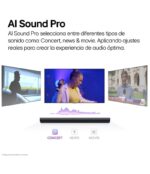 Barra de Sonido LG S40T 300w 2.1CH AI Sound Pro - Image 8