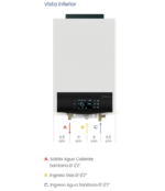 Calefón a Gas Triangular 18 Litros - Image 3