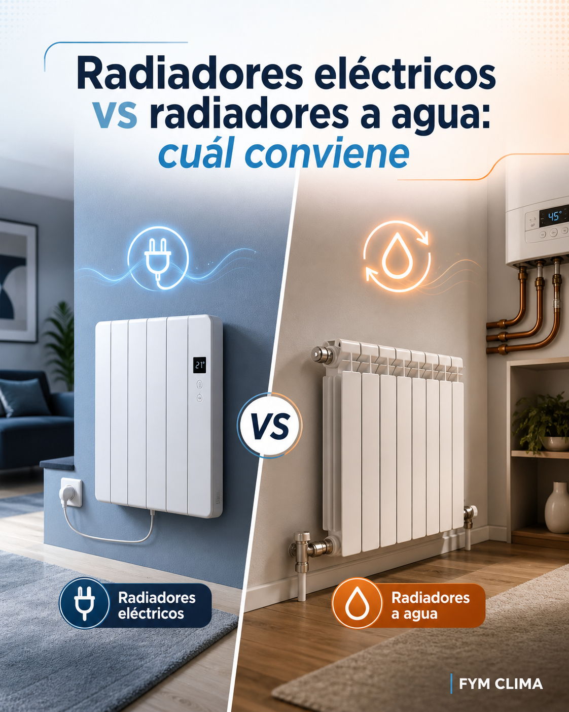 Calefones vs radiadores