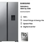 Heladera Samsung Side by Side Bespoke AI 560 L